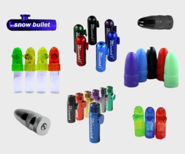 Doseur de Sniff de Couleur, Snuff Bullets, Accessoires Pour la Cocaïne