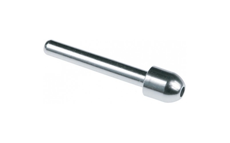 wide end alloy mushroom snorter silver