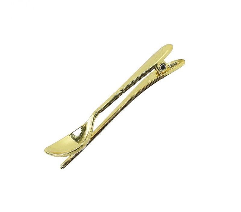 clip on ibiza snorting spoon gold