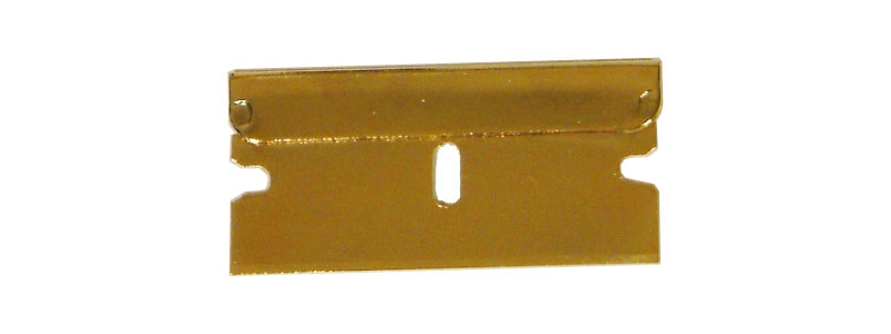 razor blade for chopping gold