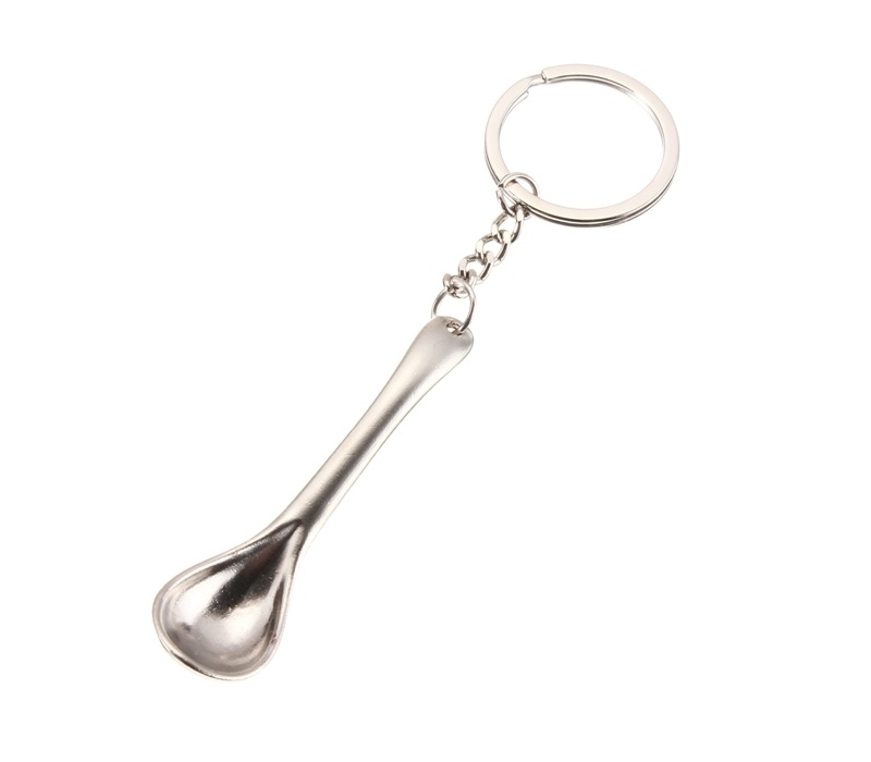 ibiza snorting spoon on keyring