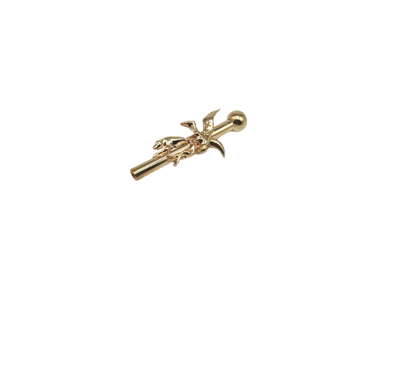 luxuey snorter bird and prey gold coloured