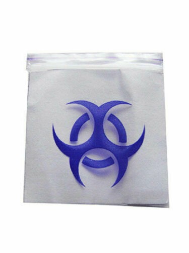 500x 40mm x 40mm Biohazard / Tribal grip seal