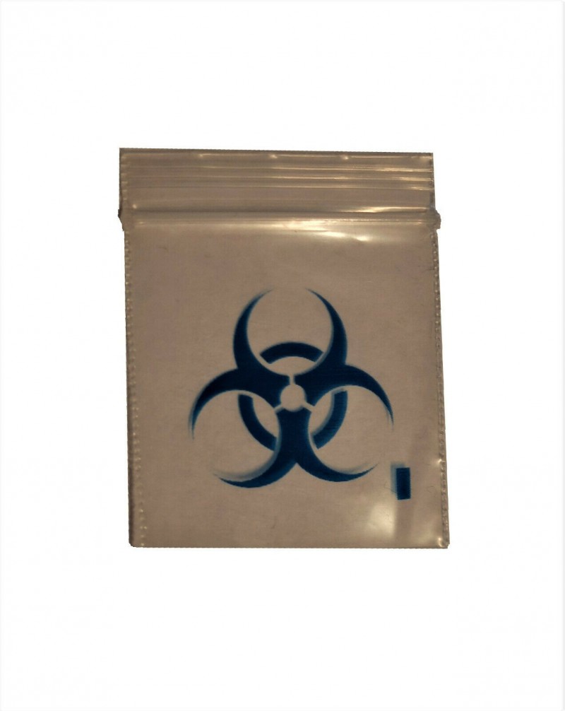 500x 40mm x 40mm Biohazard / Tribal grip seal