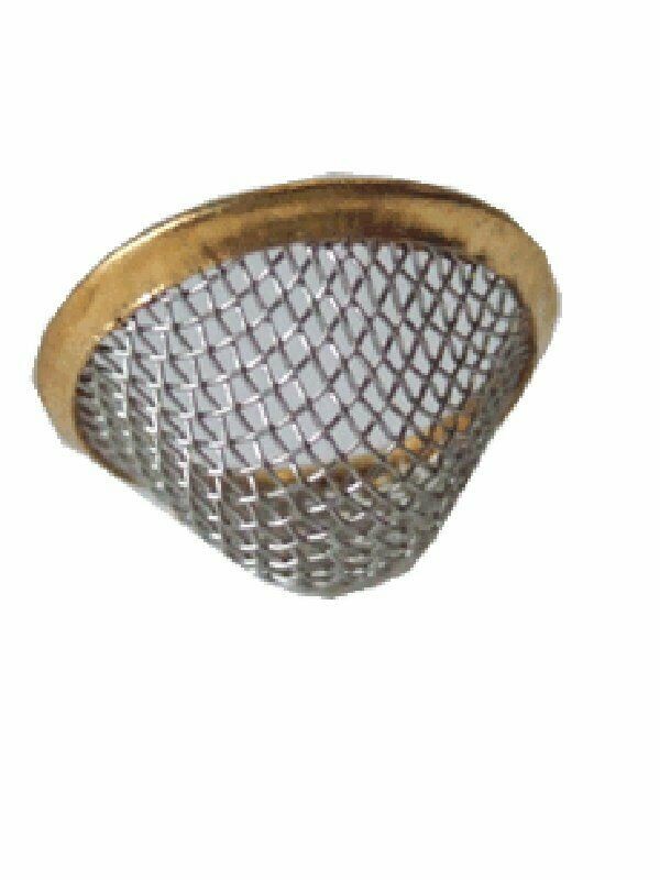 5 Cone bowl 15mm stainless steel pipe screen 