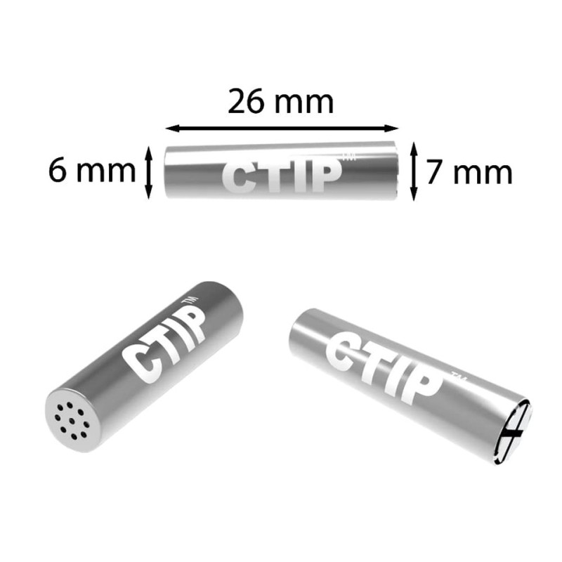 CTIP Reusable Metal Carbon Filter Tips &ndash