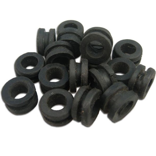 1 x bong grommet, black rubber
