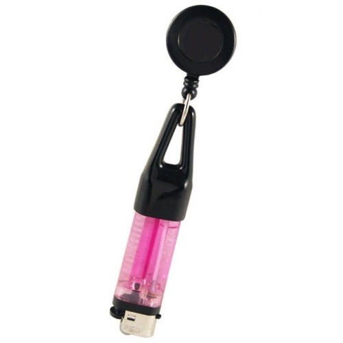 Retractable lighter holder lasso leash pull o