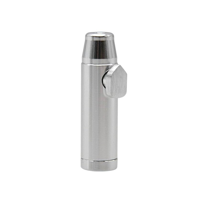 Basic metal bullet rocket snorter Silver (for