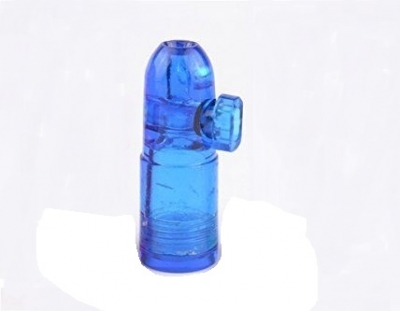 bottom loading snuff bullet snorter blue