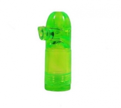 bottom loading snuff bullet snorter green