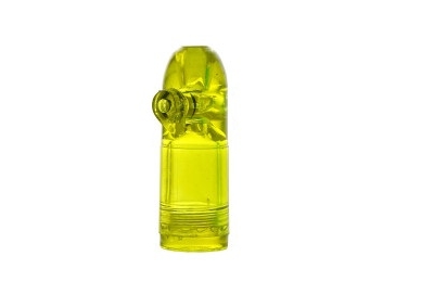 bottom loading snuff bullet snorter yellow