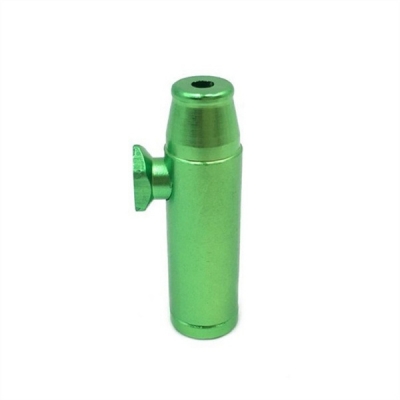 basic metal bullet rocket snorter green