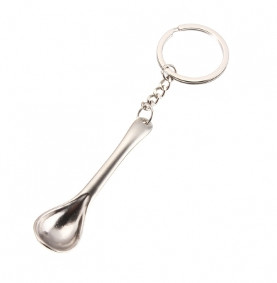 ibiza snorting spoon on keyring