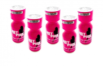 5 x hot pink  amyl nitrite poppers room odorisor aroma 15ml